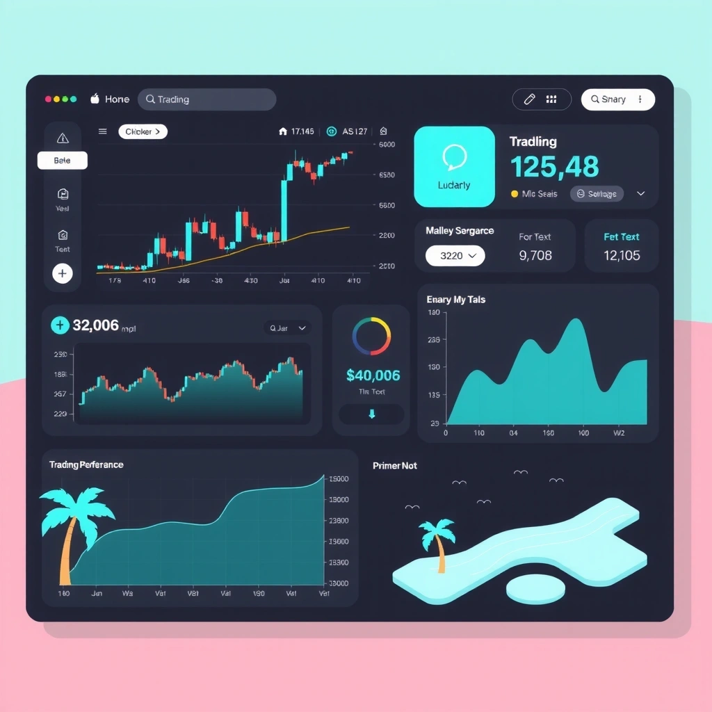 Trading platform dashboard interface